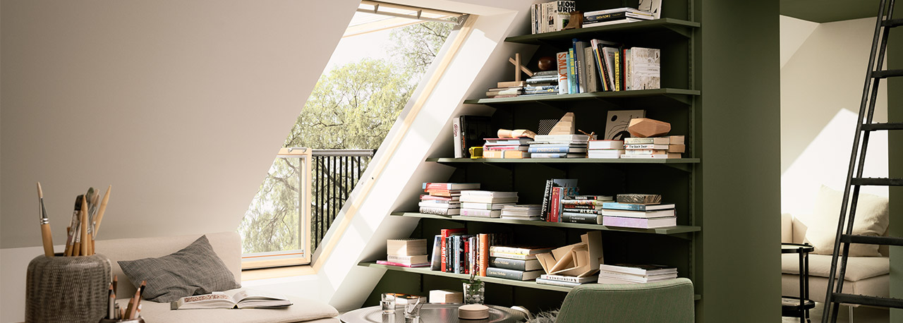 Мансардное окно-балкон VELUX CABRIO GDL.