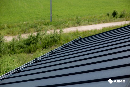 Самозащелкивающаяся кровля ARMO Rooftop Бархат Zn180