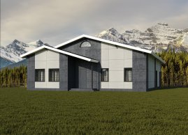 Фиброцементный сайдинг Roofas Board Stone Графит