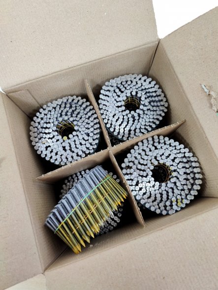 Барабанные гвозди Finka 2.8х60 BK Ring (3000 шт)