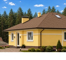 Гибкая черепица Технониколь Shinglas Фазенда Коричневый