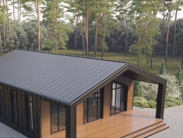 Фальцевые панели AQUACLICK Профиль  Силуэт-2 Rooftop Кашемир PU