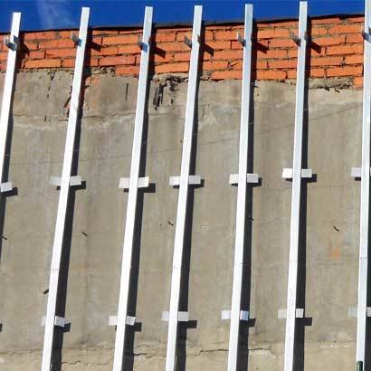  Кронштейн ЖК 50 х 50 х 100 дл обрешетки Basis