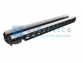 Лоток водоотводный Gidrolica Standart Plus DN100 пластиковый усиленный