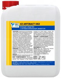 Моющее средство DEC PROF 43 ANTIBACT DEZ 1000 мл.