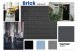 Гибкая черепица Quiet tile Brick черный