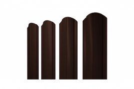 Штакетник Grand Line ​Slim полукруглый Фигурный Полиэстер 0,45 мм
