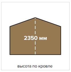 Хозблок 4 Технониколь МАФ из мини бруса