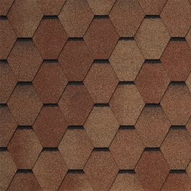 Мягкая кровля Тегола Венето Уника Terracotta 206