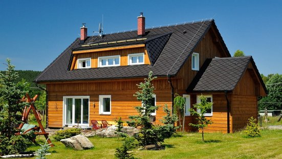 Керамическая черепица BRAAS Изумруд ангоб Антрацит