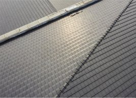 Керамическая черепица Rongguan Flat алмазно-черный